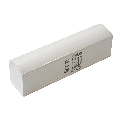 Piedra de afilar redondeada multifuncional Suehiro WK-80 grano #500 blanco piedra de agua para remojar herramientas de jardín tijeras y cuchillos de cocina fabricados en Japón