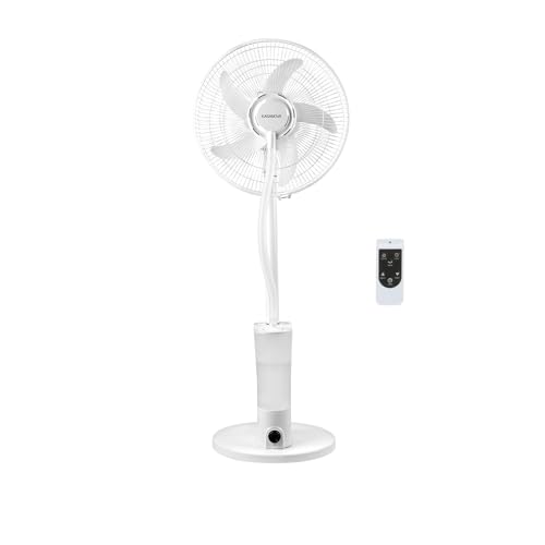KASANOVA Ventilatore combinato con umidificatore ricaricabile, fisso