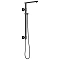 DELTA FAUCET 58420-BL Emerge 26" Angular Shower Column, Without Accessories, Matte Black