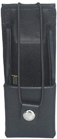 Leather Carry Case for EF-Johnson Ascend ES Two Way Radio - with Fixed Belt Loop (Non-Display)