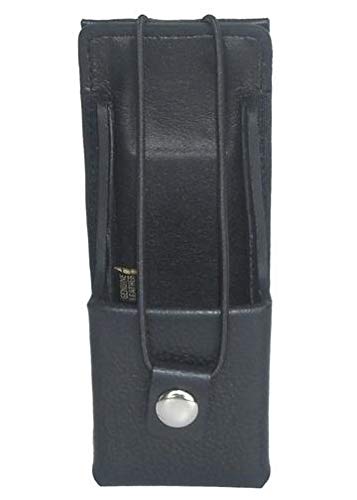 Leather Carry Case for EF-Johnson 51SL ES Two Way Radio - with Fixed Belt Loop (Non-Display)