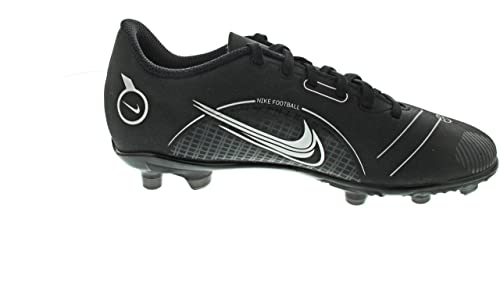 Nike Kids' Mercurial Vapor 14 Club FG Soccer Cleats (Black/Metallic Silver)3