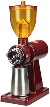 Electric Coffee Grinder - 8-Stage Speed Adjustment, Stainless Steel Blade for Home and Commercial Use