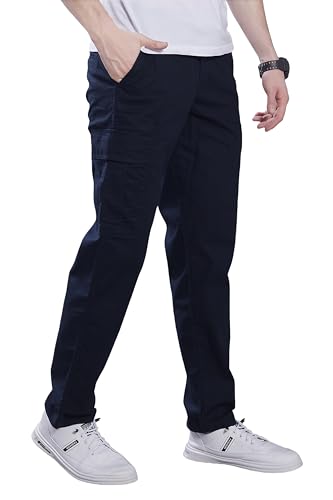 Image of DIVISIVE Men's Loose Fit Linen Blend Cotton Cargo Pants