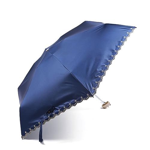 Parapluie de poche pliant anti-UV et pluie pour femme