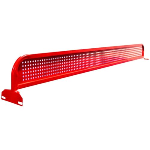 LVLDAWA Table Tennis Net, Outdoor Table Tennis Red Metal Iron Grid, Pingpong Countertop Separator for Courtyard, Park (Color : Red, Size : 153x14cm-1pcs)