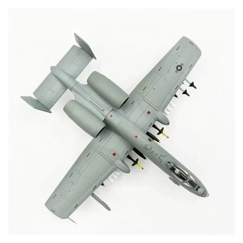 Avión A10 Thunderbolt de metal fundido a presión réplica coleccionable escala 1/100 3