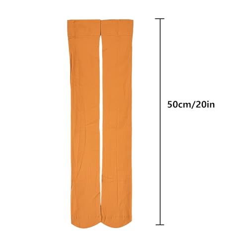 Image of Women's Opaque Stretchy Nylon Over Knee Thigh High Stockings Costume Socks