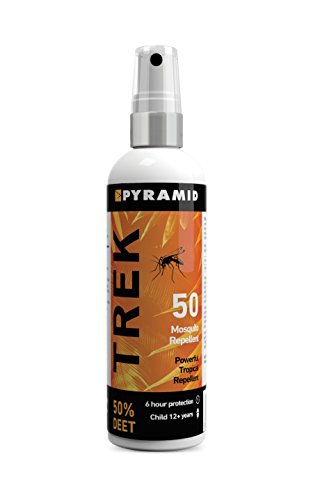 Pirámide Trek 50 Espray de dedo máximo de fuerza para insectos/repelente de mosquitos  100 ml