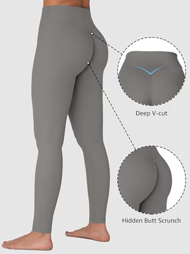 Image of Sunzel Sunzfly Invisible Butt Scrunch Workout Leggings for Women, Butt Lifting High Waisted Gym Yoga Pants with Tummy Control