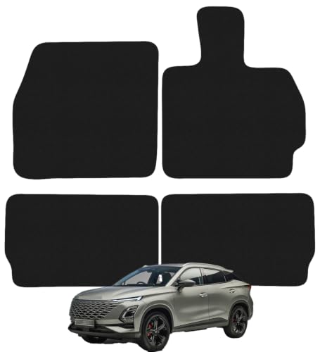 Image of Omoda 5 Hybrid 2026+ Onwards Car Mats Tailored Fit Carpet Black Anti-Slip Backing Waterproof Floor Mats Set Custom Fit