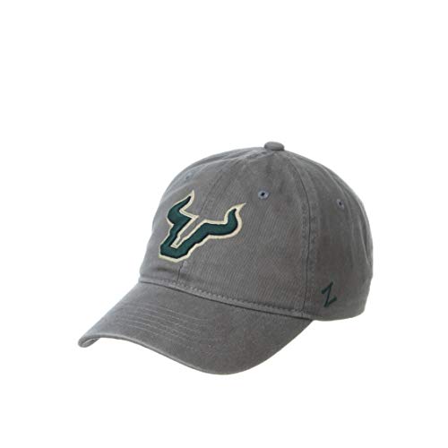 NCAA South Florida Bulls Mens Adjustable Scholarship Hat Charcoal, South Florida Bulls Charcoal, Adjustable, One size