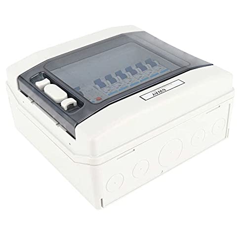Cuadro Electrico, Cuadro Electrico Superficie Disyuntor en Miniatura Protección contra Fugas 63A 30mA RCD + 6MCB - Estilo 6WAY 230/400V