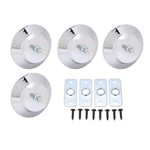 TANIQIACA 4pcs 5inch Billiard Table Leg Levelers Set Universal Adjustable Furniture Leveling Feet for Football Table