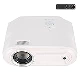 【Evitar el sobrecalentamiento y prolongar la vida útil del proyector】 El potente diseño del ventilador de refrigeración evita eficazmente el sobrecalentamiento y prolonga la vida útil del proyector. Los parlantes incorporados brindan un excelente soporte de audio, fácil de usar sin costosos parlantes externos