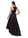Adrianna Papell Womens Mikado High Low Gown Special Occasion Dress, Black, 12 US