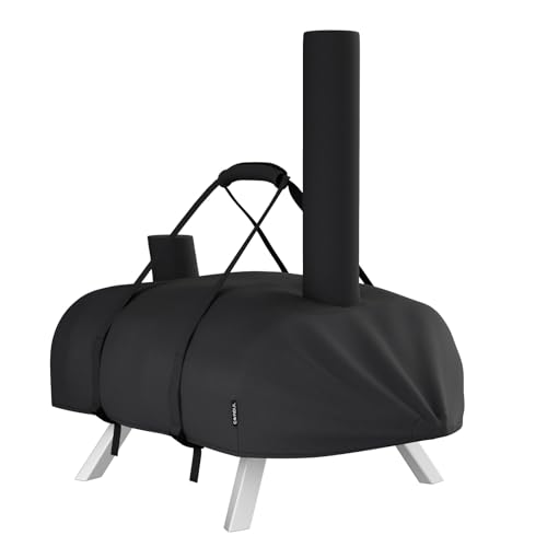 EVRBUL Outdoor 12Inch Pizza Oven Cover Compatible with Big Horn 12 Pellet or Multi-Fuel Pizza Oven Waterproof and Weather Resistant 420D Fabric Pizza Cooker Cover 22.5 L x 15 W x 8 H