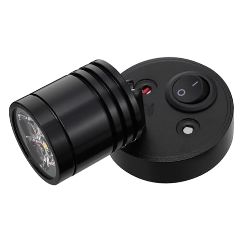 OUNONA 3w Wall Spotlights Led Reading Light for Rv Boat Swivel Spotlight Ceiling Light for Driving Reading Warm Glow Installation