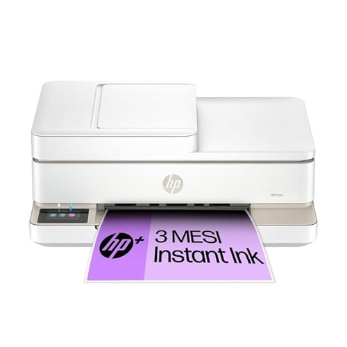 HP Envy 6520e 714N9B, Stampante Multifunzione a Getto d'Inchiostro A4 a Colori, Stampa Fronte e...