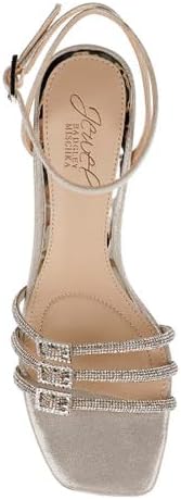 Jewel Badgley Mischka Tesslynn Open Toe Kitten Heels with Ankle Strap - Image 6