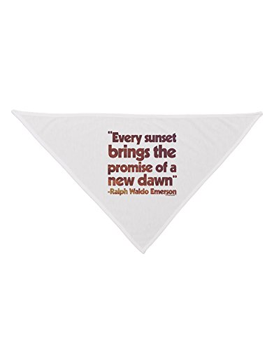 TOOLOUD Emerson Sunset Quote Dog Bandana 26