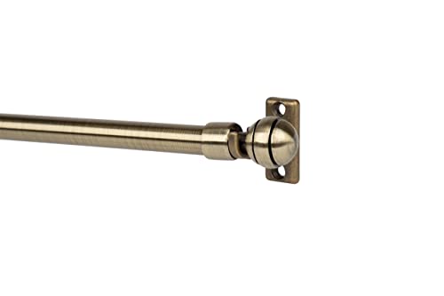 Twoja Pszczółka Tringle à Rideau MINI - Extensible pour Fenêtre - en Métal - Porte-Rideau - Tringle de Café - 120-200cm