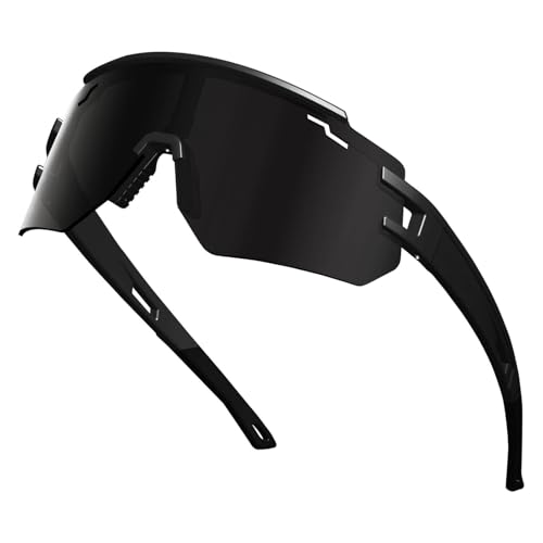 AVV Polarized Sunglasses Men Women Youth, UV400 Cycling Glasses Baseball Glasses Running Sunglasses – Windproof Anti-Fog Lightweight Frame