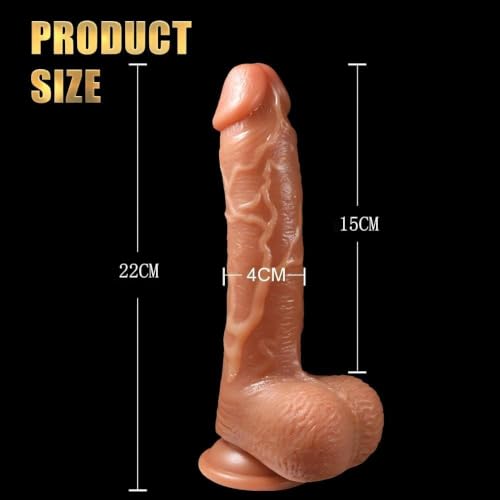 Realistic Silicone Dildo Sex Toy Waterproof USB Rechargeable Play - Image 4