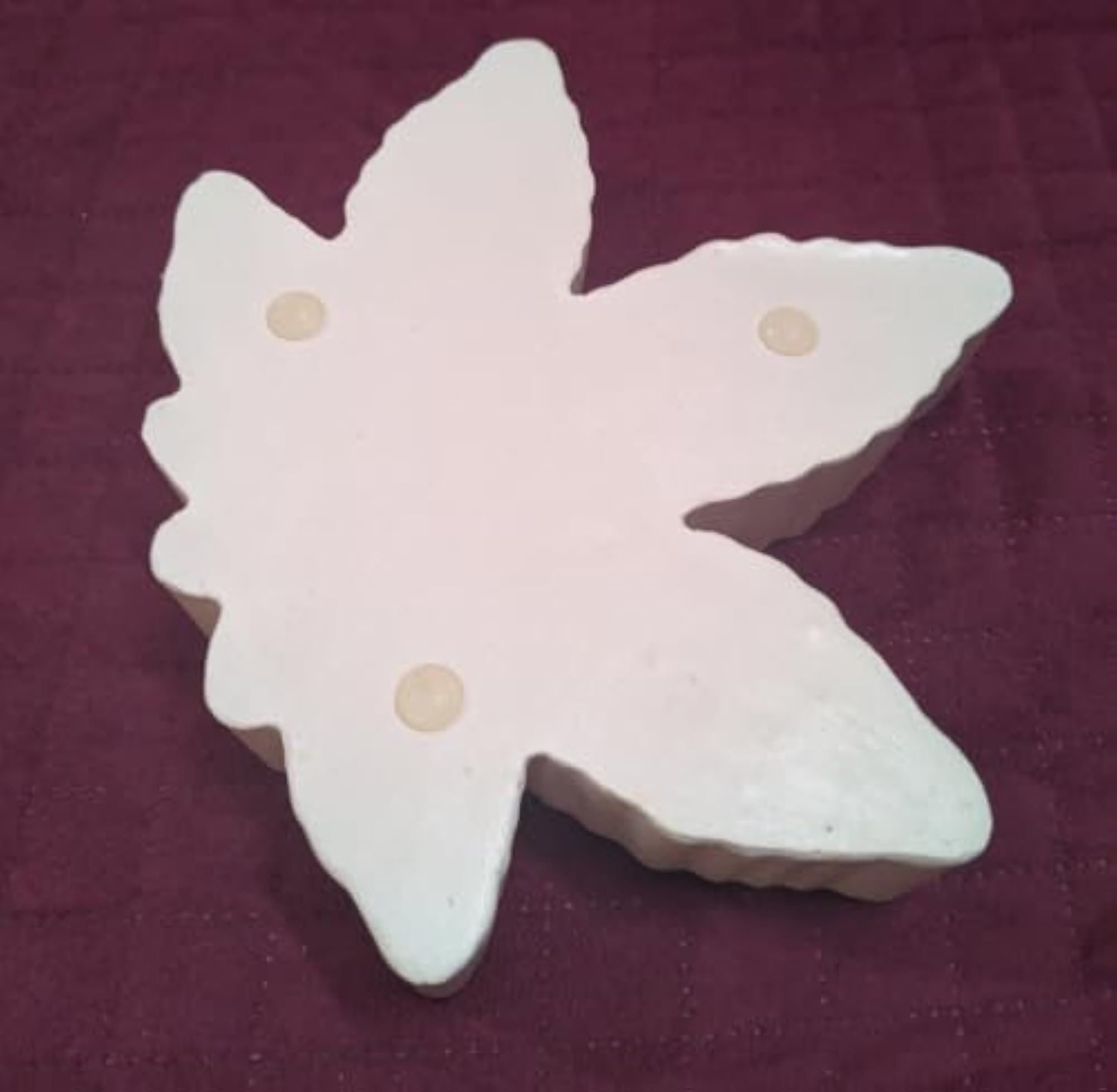 Vanli Handmade Ceramic Ashtray and Coasters, Leaf Design