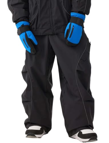GSOU SNOW Reflective Baggy Snowboard Pants