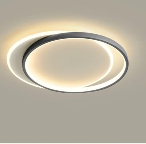 Luminária De LED De Sobrepor Modelo Duas Luas Grandes Bivolt 3 co...