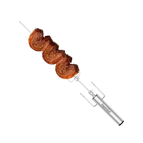 Single Automatic Spinning Barbecue Skewer, Battery Operated Portable Barbecue Spinning Skewer