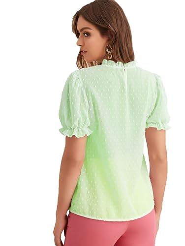 Image of Sidhidata Regular Fit Georgette Butty Pattern Casual Top for Women's & Girl's