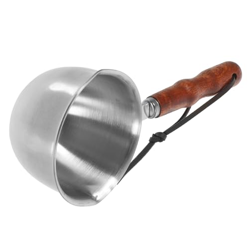 Garneck Mini Stainless Steel Butter Melting Pot Handle Small Sauce Pan for Oil Pouring Melting and Heating Convenient Flat Bottom Design for Uniform Heat Distribution Capacity