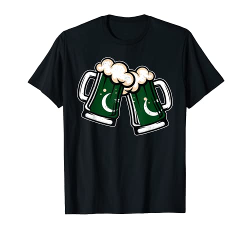 Mug à bière avec drapeau du Pakistan - Bière cool du Pakistan T-Shirt