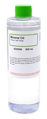 Heavy Mineral Oil, 500mL - Laboratory Grade - Excellent for Culturing Cells - The Curated Chemical Collection by Innovating Science