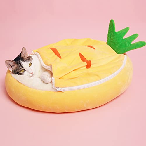 Nid semi-fermé pour chat Mipcase avec coussin de repos isolant - 7