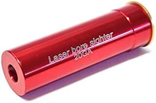 MY Premium Quality, 20GA 20 Gauge Shotgun Red Aluminum Laser Cartridge Bore Sighter Boresighter (Upgrade Version) - MY