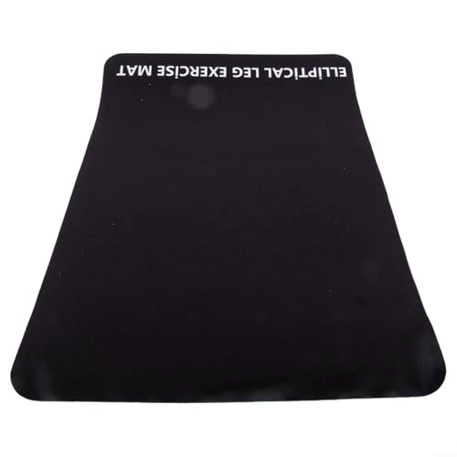 Schlank und rutschfest, das ideale Fitness-Accessoire für Ihre elliptische Maschine (schwarz)