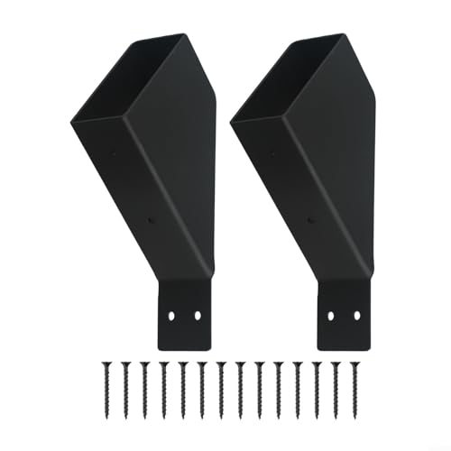 Robust Iron Pergola Brackets with 45 Degree Angle Design Perfect for Various Outdoor Applications (2pcs )