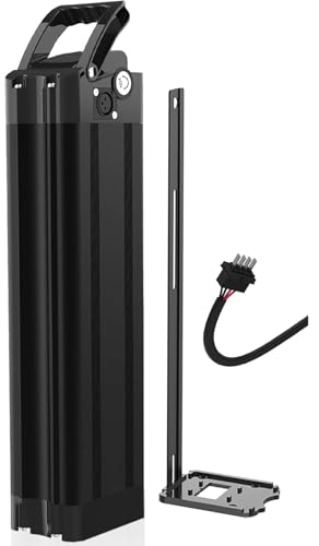 XSDAJSD Batería de Bicicleta eléctrica de 48 V, 13 Ah, 15 Ah, 18 Ah y 20 Ah, con Cargador para Motores de 250 W, 350 W, 500 W y 800 W, batería de Iones de Litio para Bicicleta eléctrica.