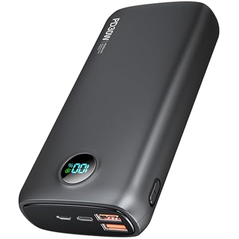 LOVELEDI Power-Bank-Portable-Charger - 40000mAh Power Bank QC 4.0 and PD 30W Quick Charging Built-in LED Display 2 USB 1Type-C Output Compatible with Most Electronic Devices on The Market(Dull Black) Cover
