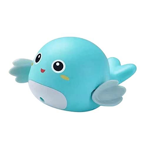 ZRSYH Beaux Jouets de Bain Dessin animé Animal bébé Jouets de Bain Tout Petits Jouets flottants Enfants Piscine Jeux Jouer Eau Cadeau Piscine Plage Bain Jouets,Dauphin Bleu Ciel Cover