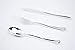 [160 Piece] EDI Silver Disposable Plastic Cutlery Set, Assorted - 80 Forks, 40 Knives, 40 Spoons | Extra Heavy-Weight