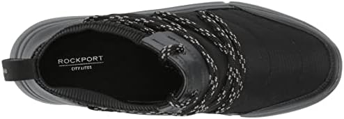 Rockport Women's R-Evolution W Bungee Bootie Ankle Boot, Black ECO WSHBL, 6 | Image 4