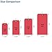 SmartSign Red Blank Tags with Pre-Attached Wires - Pack of 100, Size-10, 13pt Thick Cardstock Tag, 3.625