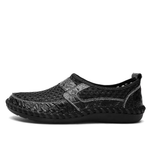 Men's Breathable Casual Mesh Loafers Slip On Walking Shoes Drving Moccasin Loafers for Men4