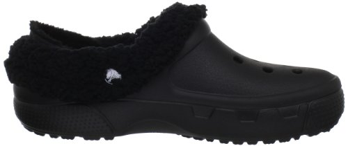 crocs Unisex Mammoth EVO Lined Clog,Black/Black,6 M US