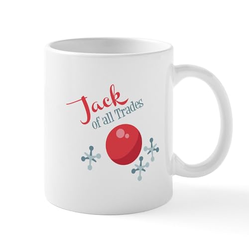 Mug cerámico 11 oz con diseño Jack Of All Trades miniatura 1