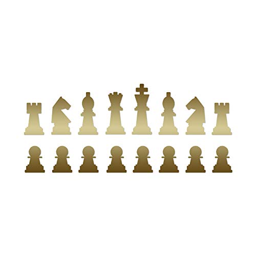 16 Chess Set - Vinyl Decal Sticker - 12